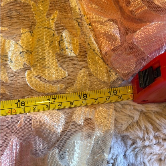 Teatro Dei Sogni by Beppe Bondi Gold and Cream Textured Robe size 14 - Picture 11 of 15